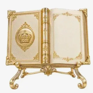 Ornate open book — Wicked Plays