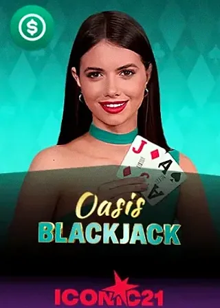 Oasis Blackjack live game cover